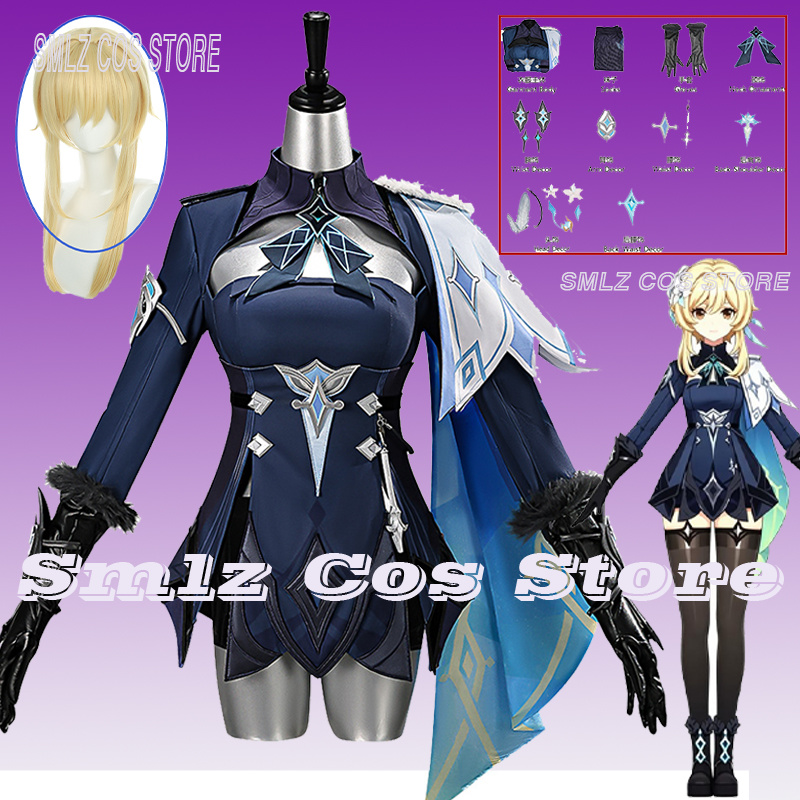 Travel Accessories Kit - 2026 Genshin Impact Reisende Lumine Cosplay-Kostüm