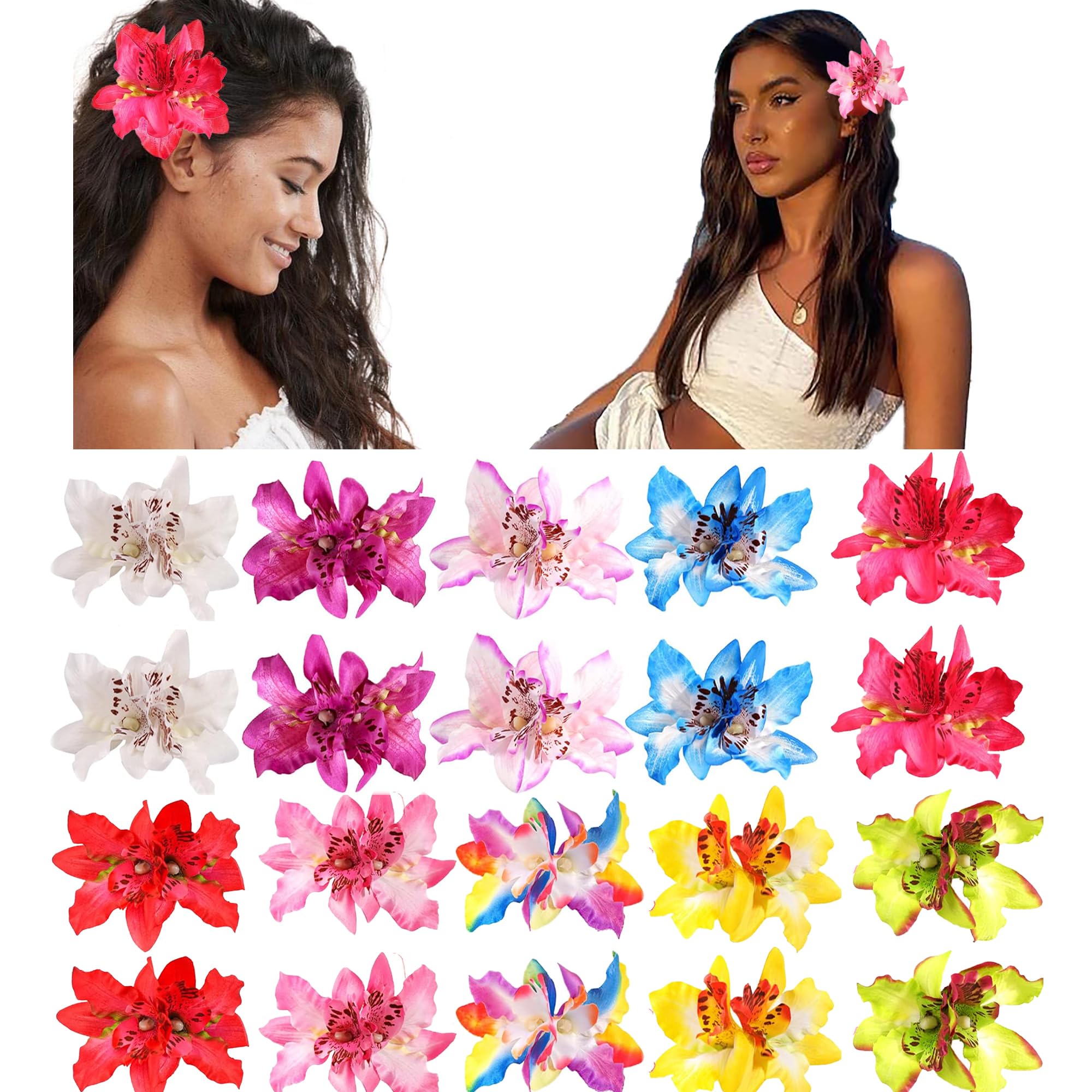 2 Stück Hawaii-Orchideen-Blume – Travel Accessories Hawaii Bewertung und Preis