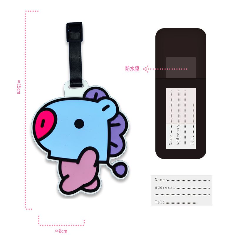 BT21 Cartoon-Schlüsselanhänger – Travel Accessories Kit Bewertung und Preis