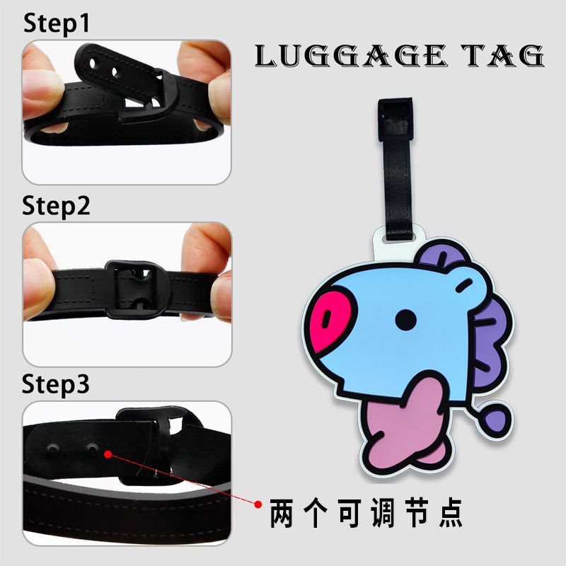 BT21 Cartoon-Schlüsselanhänger – Travel Accessories Kit Bewertung und Preis