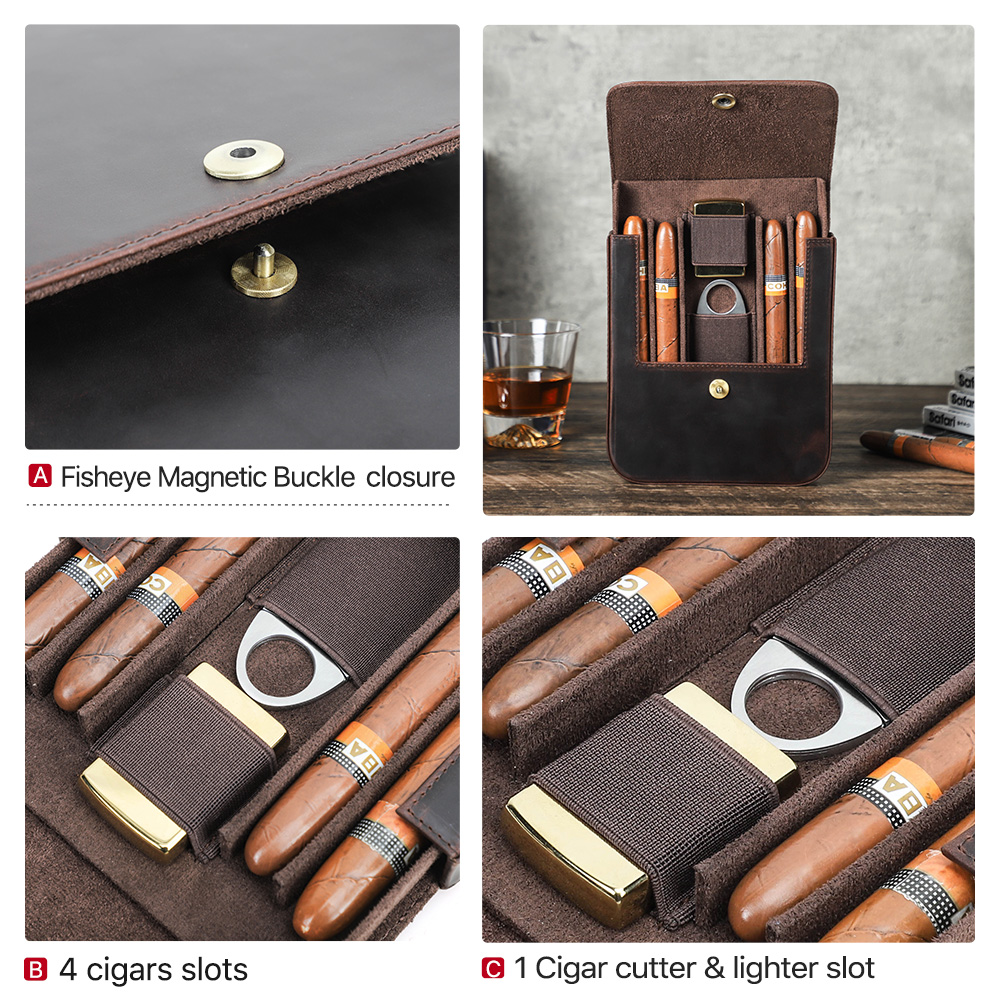 CONTACT'S FAMILY Echtleder-Zig – Travel Accessories Kit Bewertung und Preis