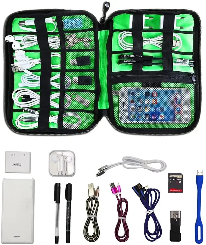 Kabel-Organizer-Aufbewahrungst – Travel Accessories Kit Bewertung und Preis